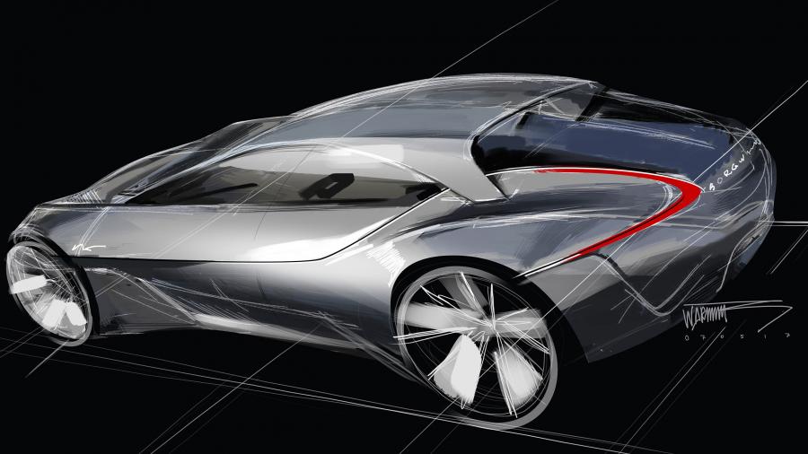 Эскиз Borgward Isabella Concept 2017 года  (фото 39 из 43)